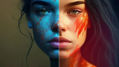 اکشن فتوشاپ نقاشی دیجیتالی