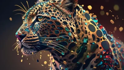 عکس هوش مصنوعی پلنگ